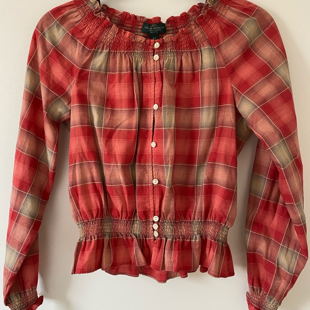 Ralph Lauren Peasant Top